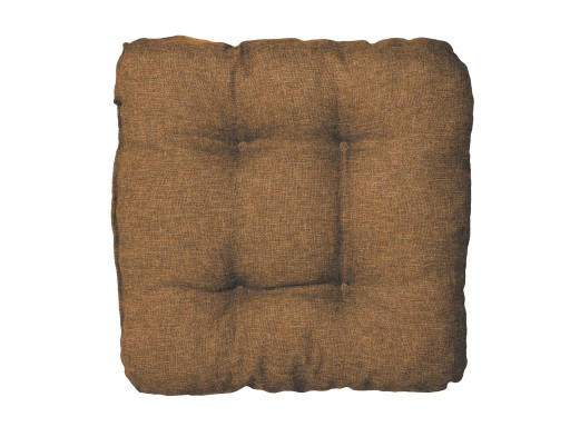 VANKÚŠ 40x40 NA STOLIČKU, ZÁHRADNÉ KRESLO, DO JEDÁLNE, HNEDÝ