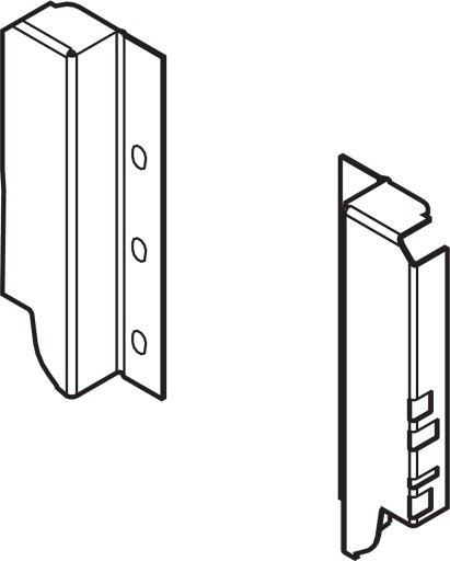 BLUM Z30B000S.04 zadná montáž, šedá ANTARO