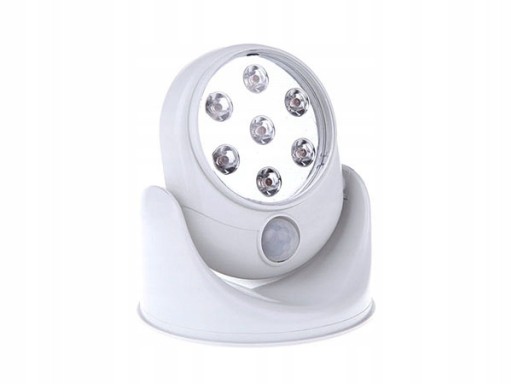 7 LED bezdrôtové svietidlo s 360° pohybovým senzorom, nočné svietidlo na batérie