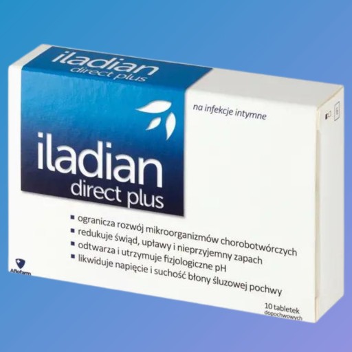 Vaginálne tablety Iladian Direct Plus - 10 tabliet.