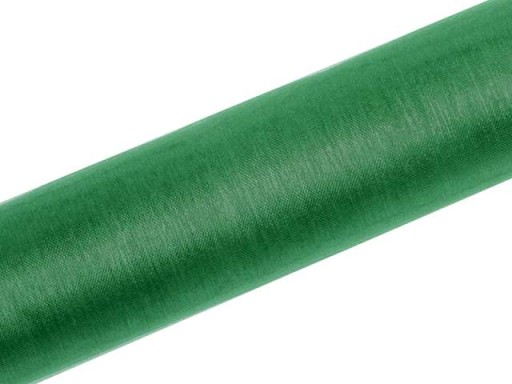 Hladké organzové rolky GREEN sz. 16 cm x 9 m