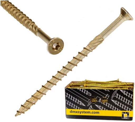 TESÁRSKE SKRUTKY DO DREVA TORX 5x100 DOMAX KONCOVÉ 100 ks.