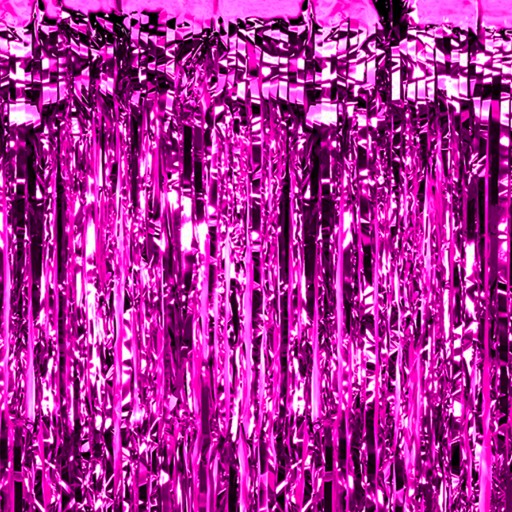 DEKORAČNÝ ZÁCLONU FUCHSIOVÁ RUŽOVÁ ZÁCLONA 100x200 cm