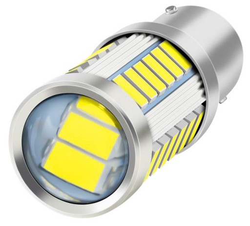 Žiarovka P21/5W 1157 BAY15D LED 33xSMD Biela sada 2 ks.