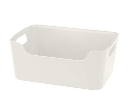 Organizér box nádoba 20x14x8 cm 1,8L krém