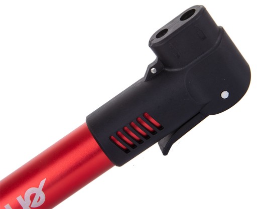 Enero BICYCLE PUMP, ručná, s rukoväťou, 4,8 bar, červená