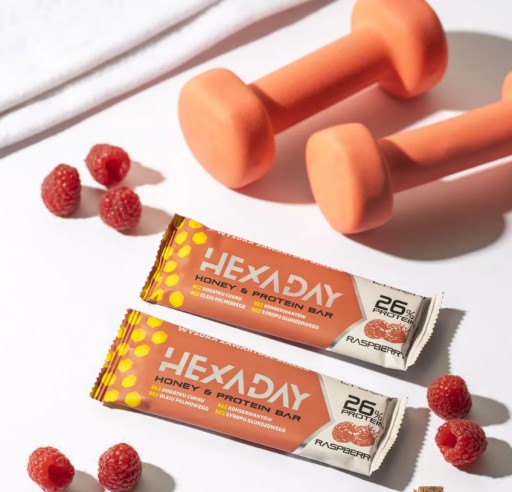 Proteínová tyčinka Hexaday Malina 45 g Lysoń