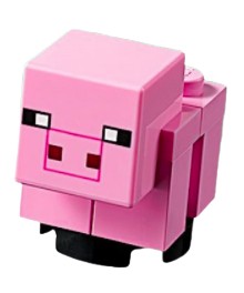 LEGO Minecraft figúrka - BABY PIG minové prasiatko02b
