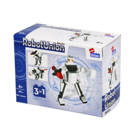 STAVEBNÉ BLOKY pre CHLAPKOV 6 rokov 40 prvkov ROBOT 3v1 alleBLOX