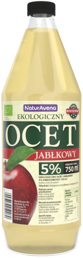 Jablčný ocot 5% BIO 750 ml Naturavena