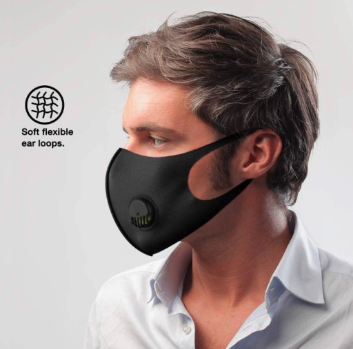 Masky so vzduchovým ventilom NUUR COTTON 5 ks