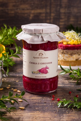 Cvikla S CHRENOM Cvikla DOMÁCI RECEPT 350g Ogródek Dziadunia