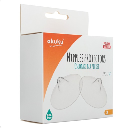 Akuku silikónové návleky na prsia a bradavky, 2 kusy