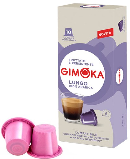GIMOKA LUNGO KAPSULY pre NESPRESSO 10 ks