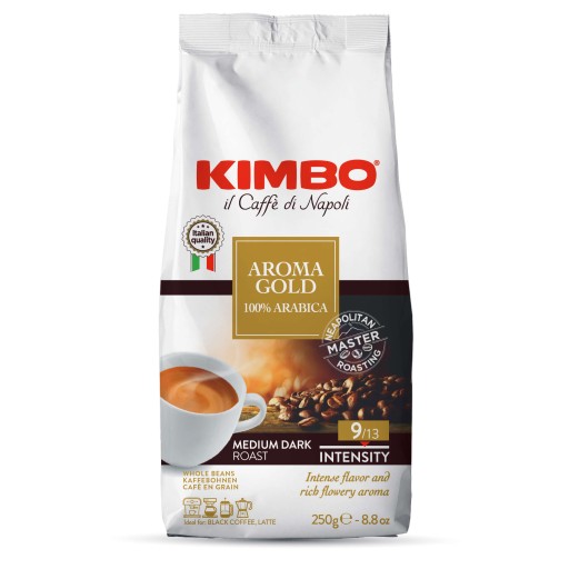 Zrnková káva Kimbo Aroma Gold 250g