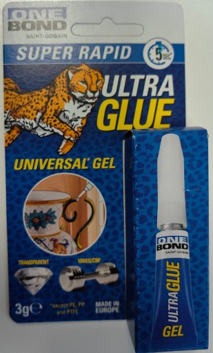 OneBond ULTRA GLUE univerzálne gélové lepidlo 3g