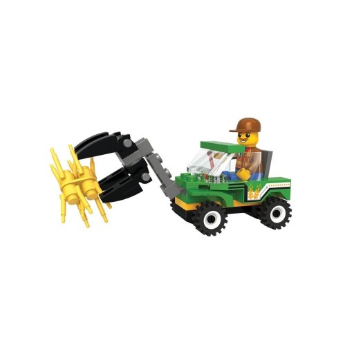 Klocki Blocki MyFarm Sachet - Traktor na slamu