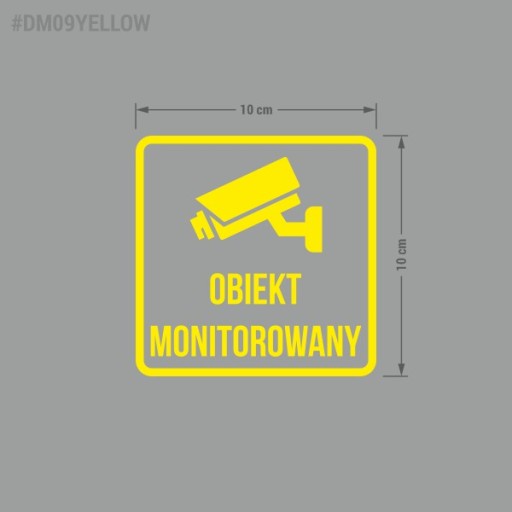 Monitorované zariadenie - nálepka 10x10, monitorovanie