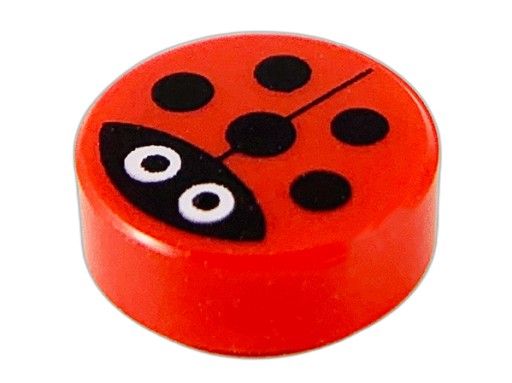 LEGO 98138pb177 1x1 dlaždica BIEDBUG NOVINKA (1g)