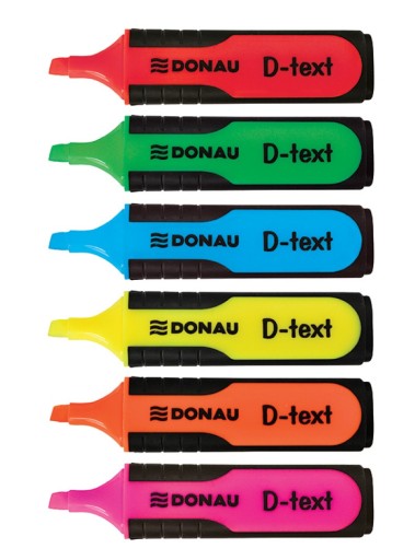 DONAU D-TEXT ZVÝRAZŇOVAČ ŽLTÝ x 3 kusy
