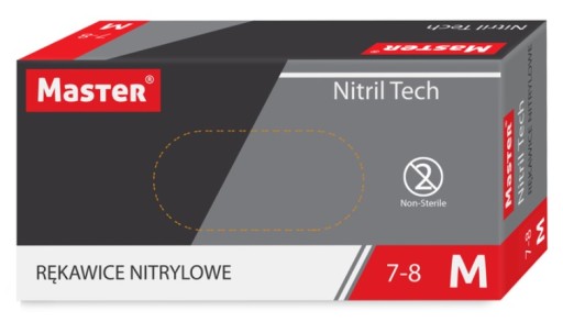 RUKAVICE JEDNORÁZOVÉ 100 KS NITRIL VEĽKOSŤ M