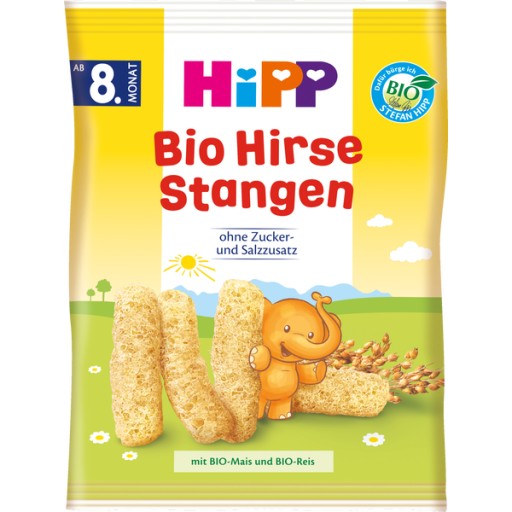 HiPP BIO proso a kukuričné chrumky