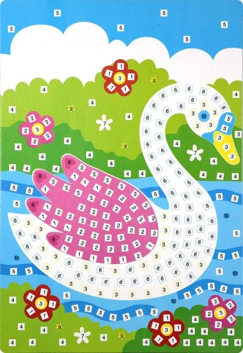 Penová mozaika Swan Fun&Joy