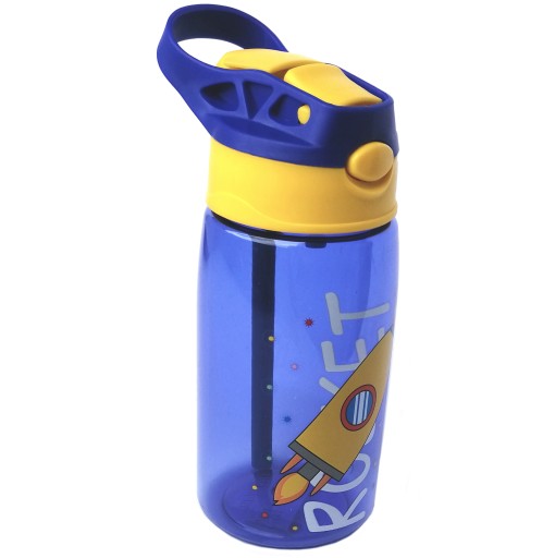 FĽAŠA SO SLAMIČKOU S HLADKOU PRE DETI 480 ml