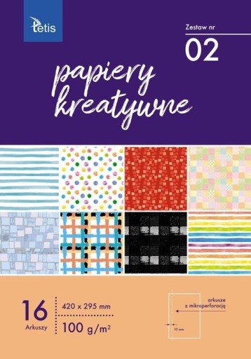 KREATÍVNY PAPIER A3 16 LIST Č