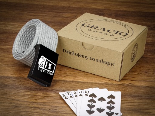PÁNSKY SIVÝ PÁS s otváračom na darčeky pre PÁKA