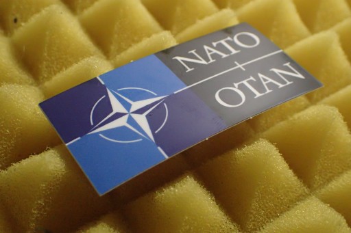NÁLEPKA NATO NÁLEPKA 6 x 3 cm