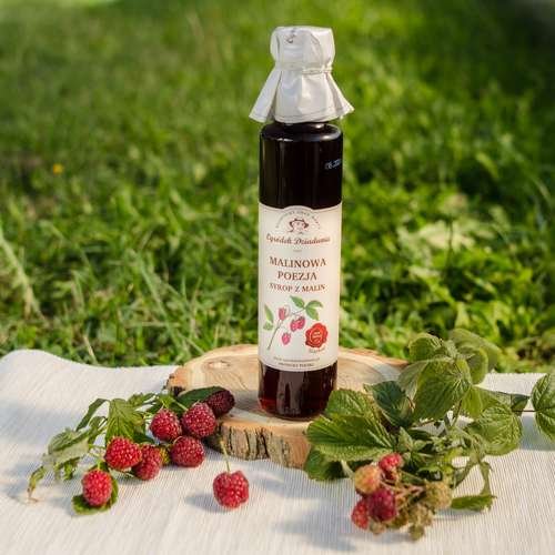 MALINOVÝ SIRUP, dedkova ZÁHRADKA, PRÍRODNÁ MALINA