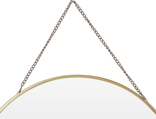 Nástenné zrkadlo Home Styling Collection, kruh, 29 cm