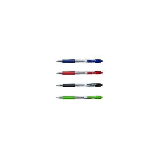 Lantu automatické guľôčkové pero, čierne, 0,7 mm
