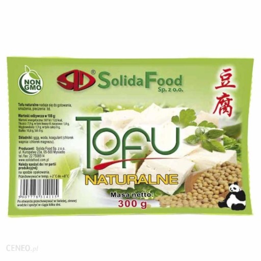 Prírodné tofu 300g Solida Food