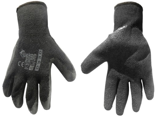 Ochranné rukavice veľkosť 10 Latex Black, tl