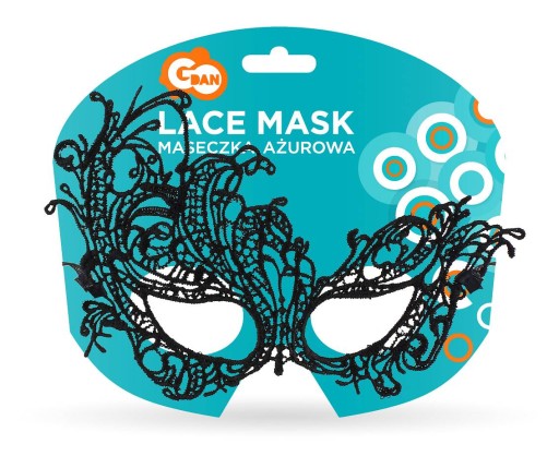 PREŠIEROVANÁ MASKA - VENICE BLACK 1 kus GODAN