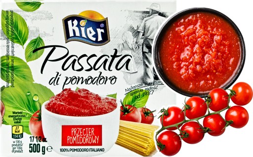 PASSATA TOMATO PASSE 500g KIER kartón