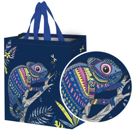 nákupná taška 30x14x33 farba chameleon 1 kus