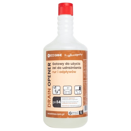 ECO SHINE OTVÁRAČ ODTOKU 1L ČISTIČ POTRUBÍ ODVOD