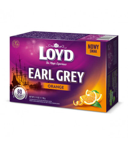 Earl Grey Express čierny čaj pomaranč a bergamot 60 ks