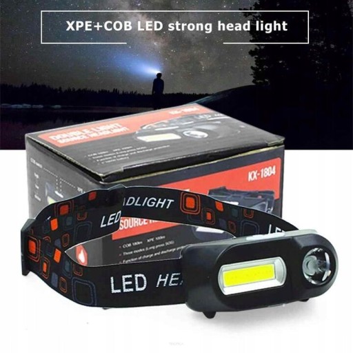 VÝKONNÁ LED HLAVNÁ LAMPA REFLEKTOR COB HLAVNÁ LAMPA VODEODOLNÁ