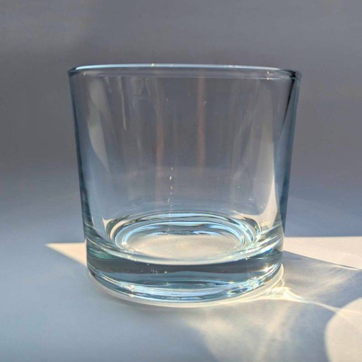 Sklenená nádoba na liate sviečky, 320 ml