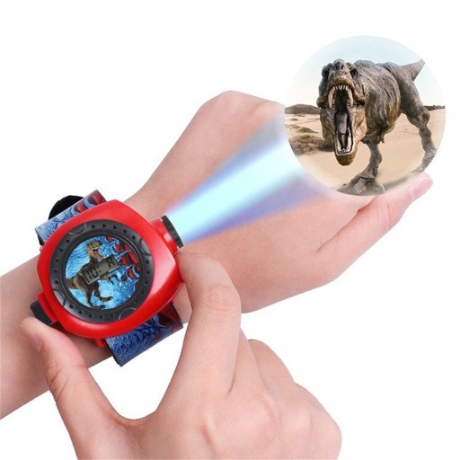 Elektronické hodinky Dinosaur HOURS s projektorom
