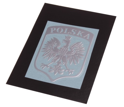 Nálepka Znak Poľsko Znak Orol poniklovaný