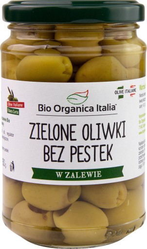 ZELENÉ OLIVY BEZ SEMIENKOV V BIO MARINETE 280 g (160