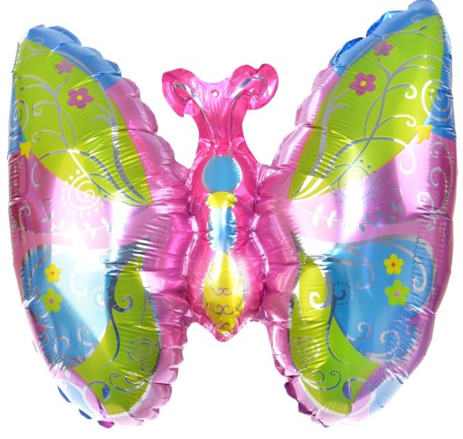 Fóliový BUTTERFLY BALLOON zvieratko motýľ 28cm