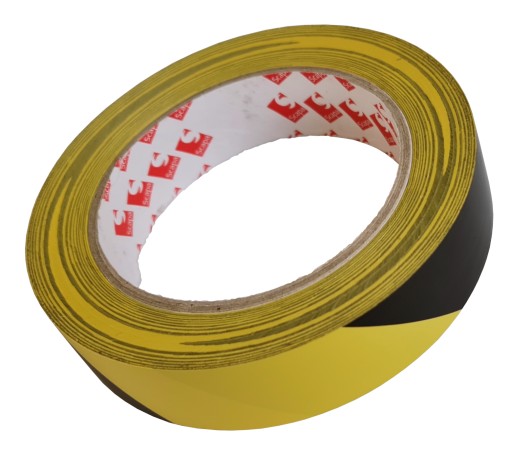 Páska na označenie bezpečnosti a ochrany zdravia pri práci Scapa2724 25mm/33m, žlto-čierna
