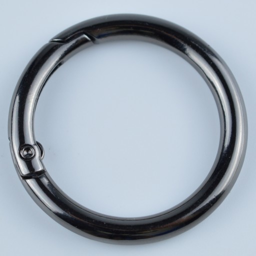 OTVÁRACÍ KRUH SHAKEL KARABÍNA KRUHÁ 30MM - ČIERNA