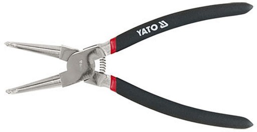 Vnútorné zahnuté šijacie kliešte 200mm YT-2147